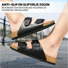 Afbeelding in Gallery-weergave laden, FeelFree - ergonomische en antislip kurken sandalen