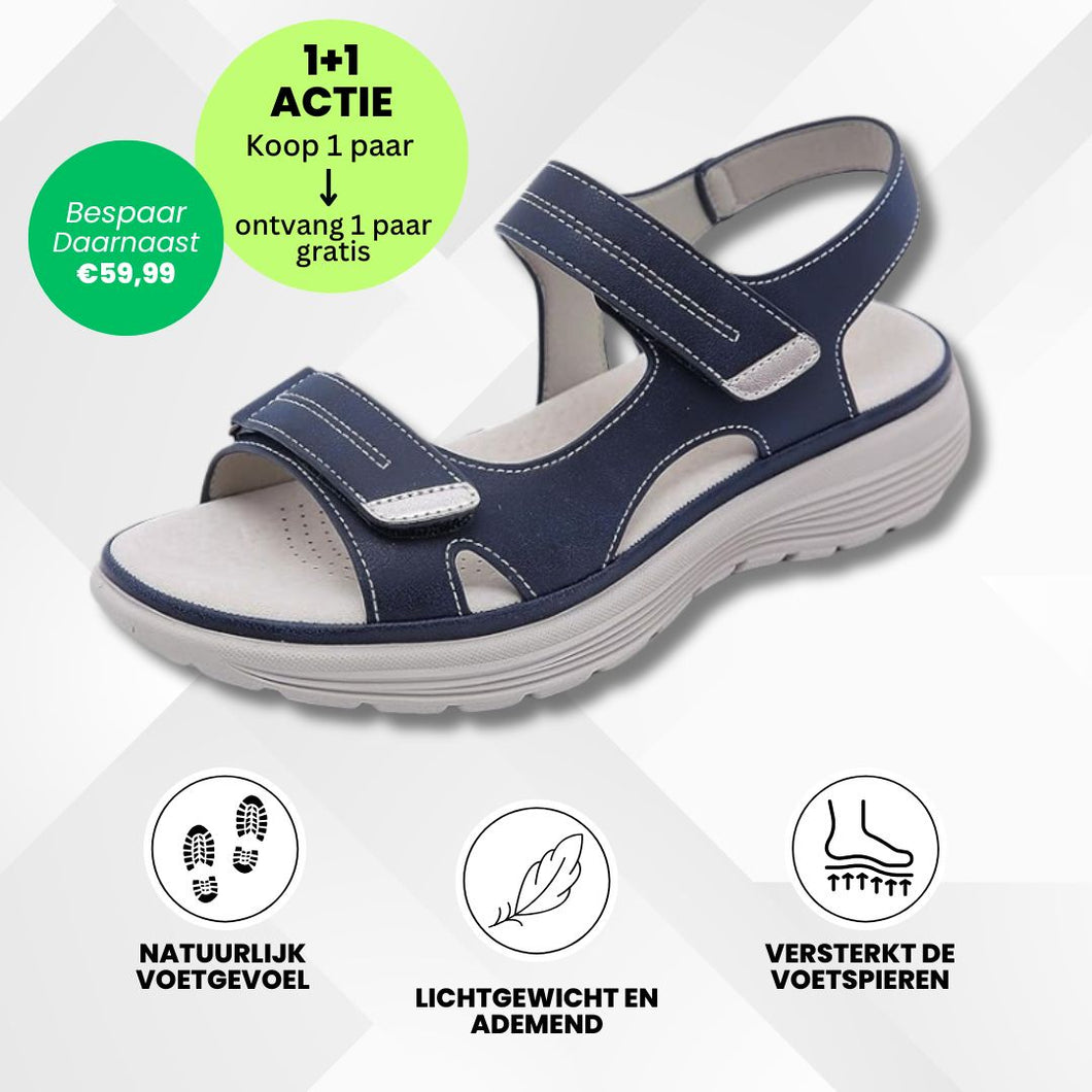 OrthoKlara - Ergonomische, pijnverlichtende en antislip sandalen voor vrouwen – Speciale Actie 1+1 Gratis