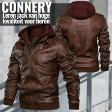 Afbeelding in Gallery-weergave laden, Connery – Hoogwaardige Leren Herenjas
