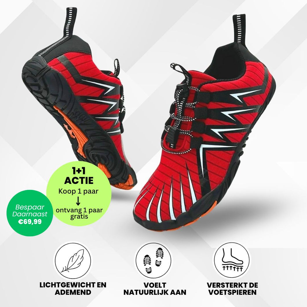 AeroX Pro - ergonomische, waterdichte & pijnverlichtende barefoot schoenen – Speciale Actie 1+1 Gratis