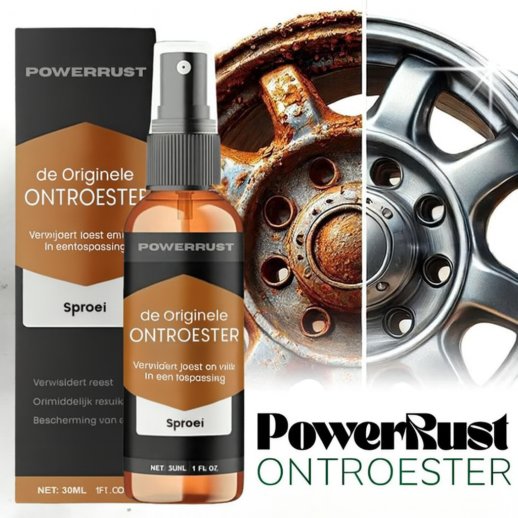 PowerRust Ontroester- verwijdert zelfs hardnekkige roest in seconden