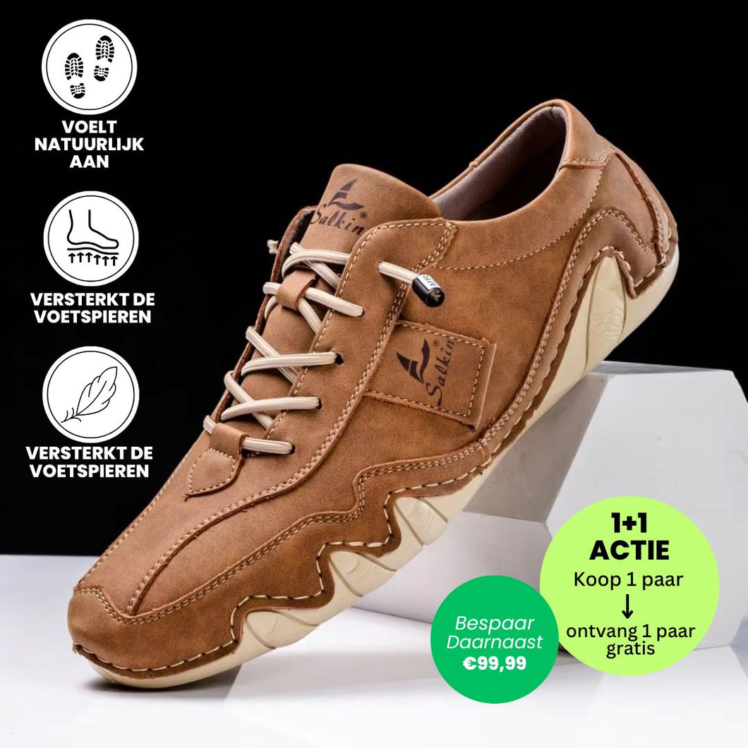 Ibex - ergonomische, pijnverlichtende en waterdichte leren barefoot schoenen – Speciale Actie 1+1 Gratis