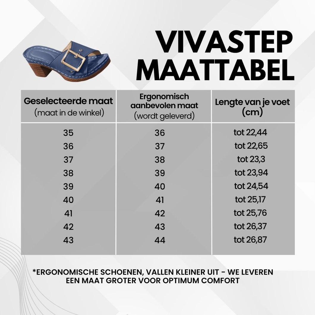 Vivastep sandalen met hoge hak
